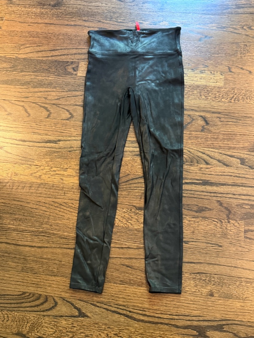 SPANX Black Faux Leather Leggings